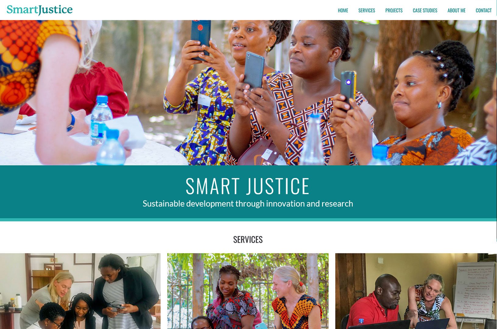 Smart Justice website homepage
